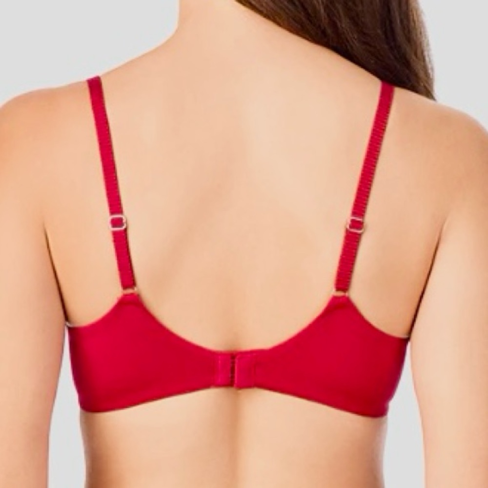 Le Mystere Allure Lace Unlined Red Bra - Picture 2 of 7